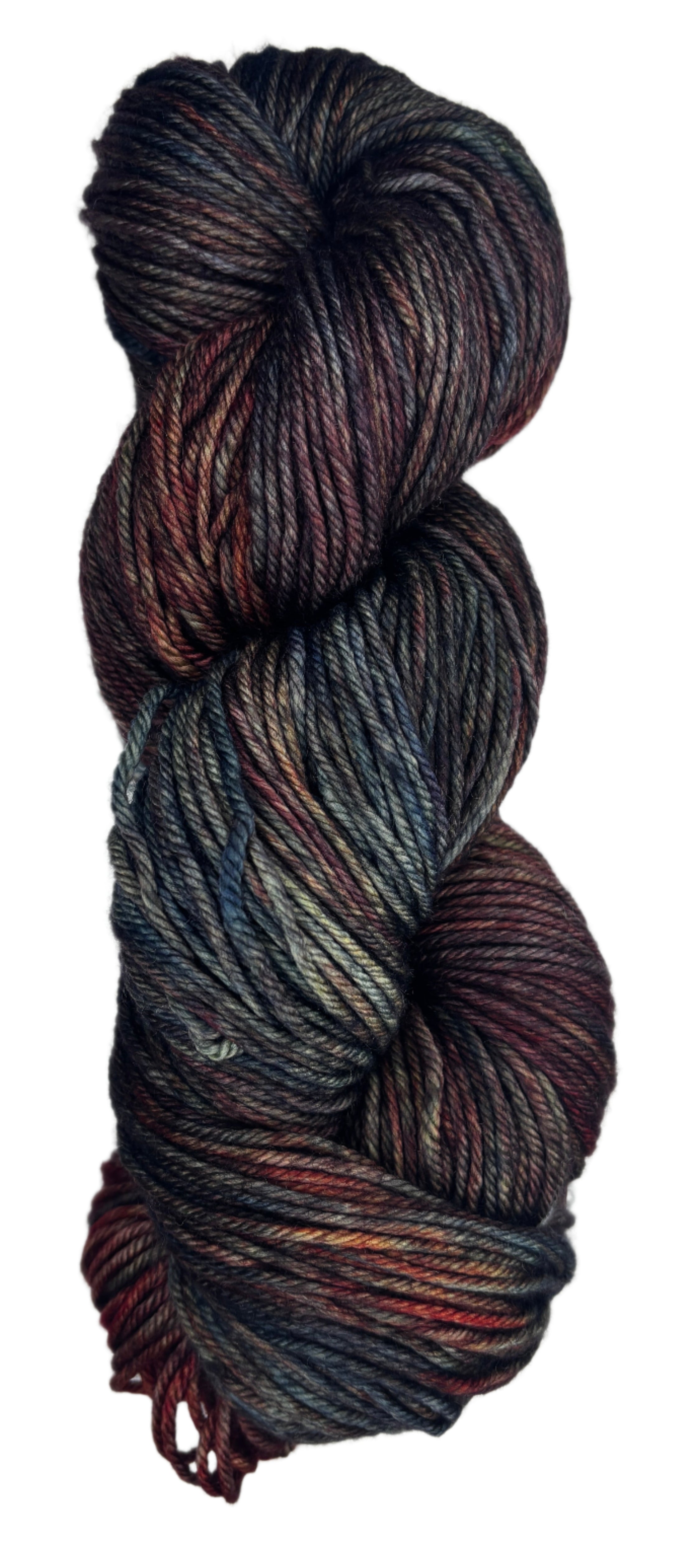 Multicolored skein of yarn 