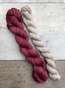 Polka Dot Sheep Rooftop Landing Hat Kit brown and tan