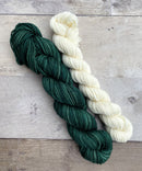 Polka Dot Sheep Rooftop Landing Hat Kit green and white