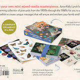 The Vintage Postcard Collage Kit: 100 Classic Postcards to Alter. Adorn, Stitch, Sticker, and More