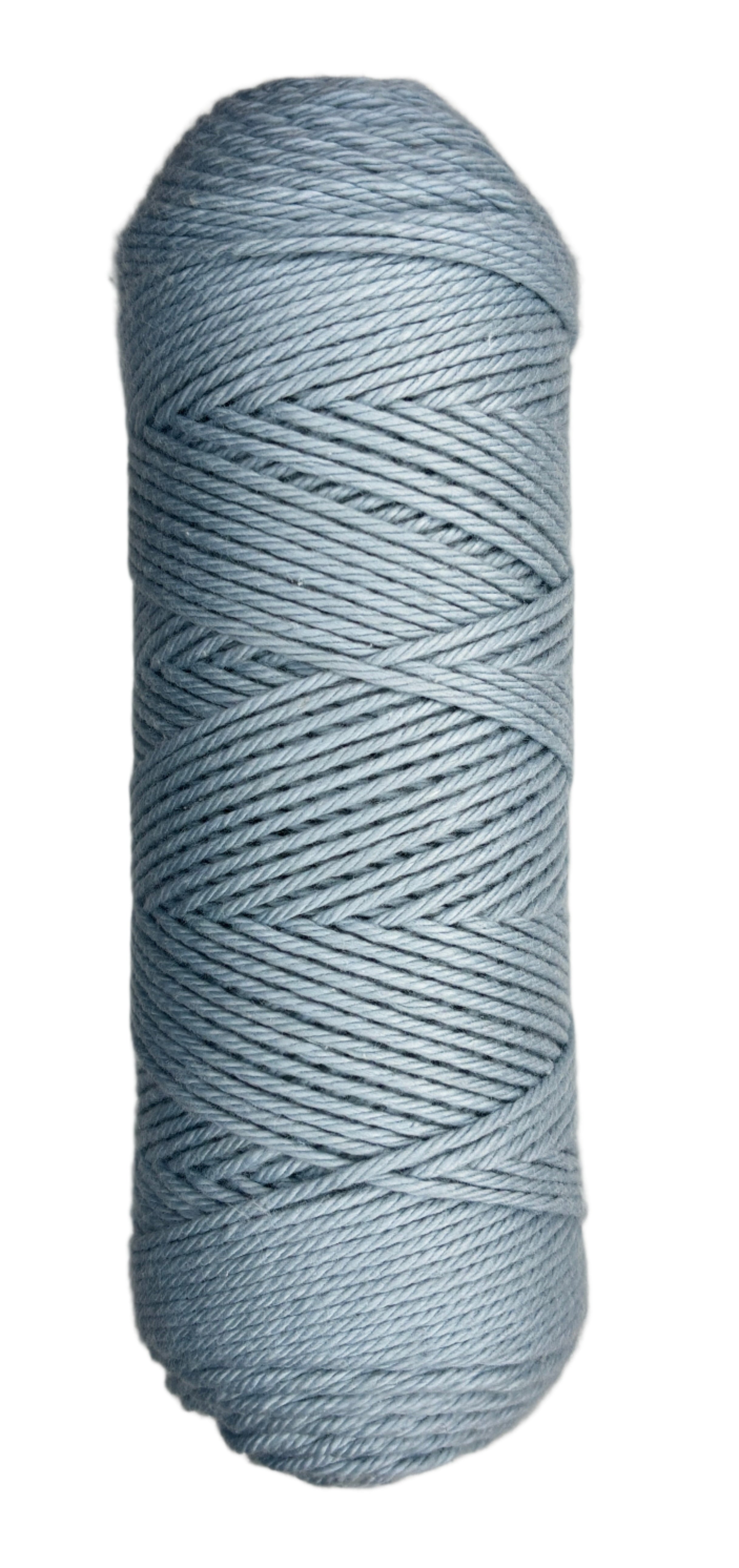 Powder Blue skein of cotton yarn