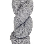 A skein of Berroco Vintage Worsted Yarn Color Grey