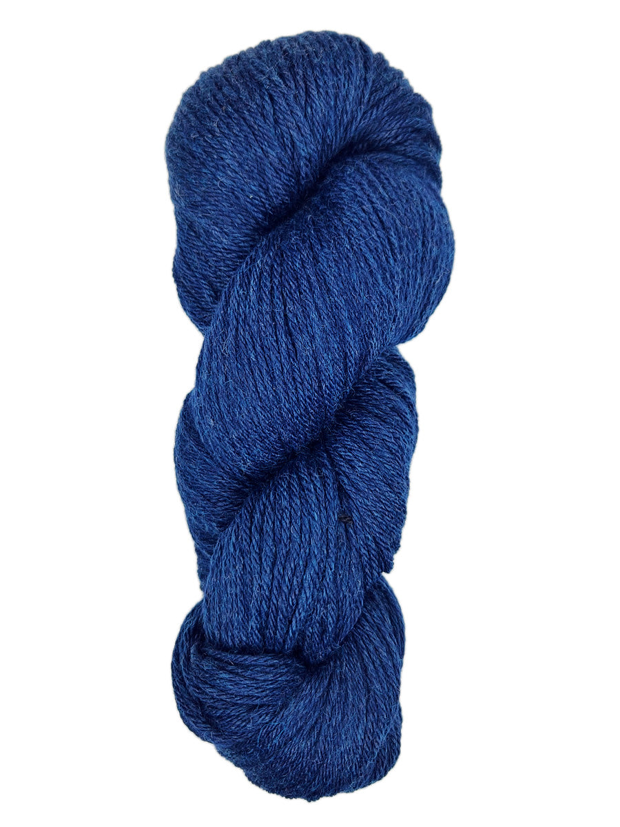 A skein of Berroco Vintage Worsted Yarn Color  Blue