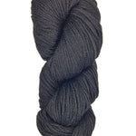 A skein of Berroco Vintage Worsted yarn color black