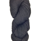 A skein of Berroco Vintage Worsted yarn color black