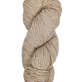 A skein of Berroco Vintage Worsted yarn color beige