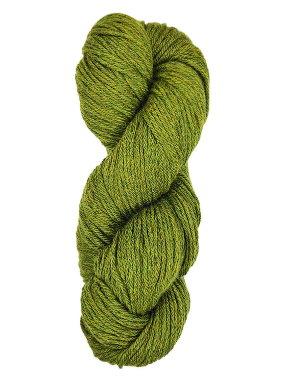 A skein of Berroco Vintage Worsted Yarn Color Yellow