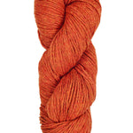 A skein of Berroco Vintage Worsted Yarn Color Orange