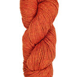 A skein of Berroco Vintage Worsted Yarn Color Orange
