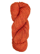 A skein of Berroco Vintage Worsted Yarn Color Orange