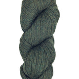 A skein of Berroco Vintage Worsted Yarn Color Green