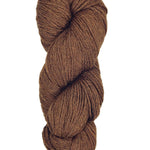 A skein of Berroco Vintage Worsted Yarn Color Brown