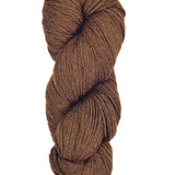 A skein of Berroco Vintage Worsted Yarn Color Brown