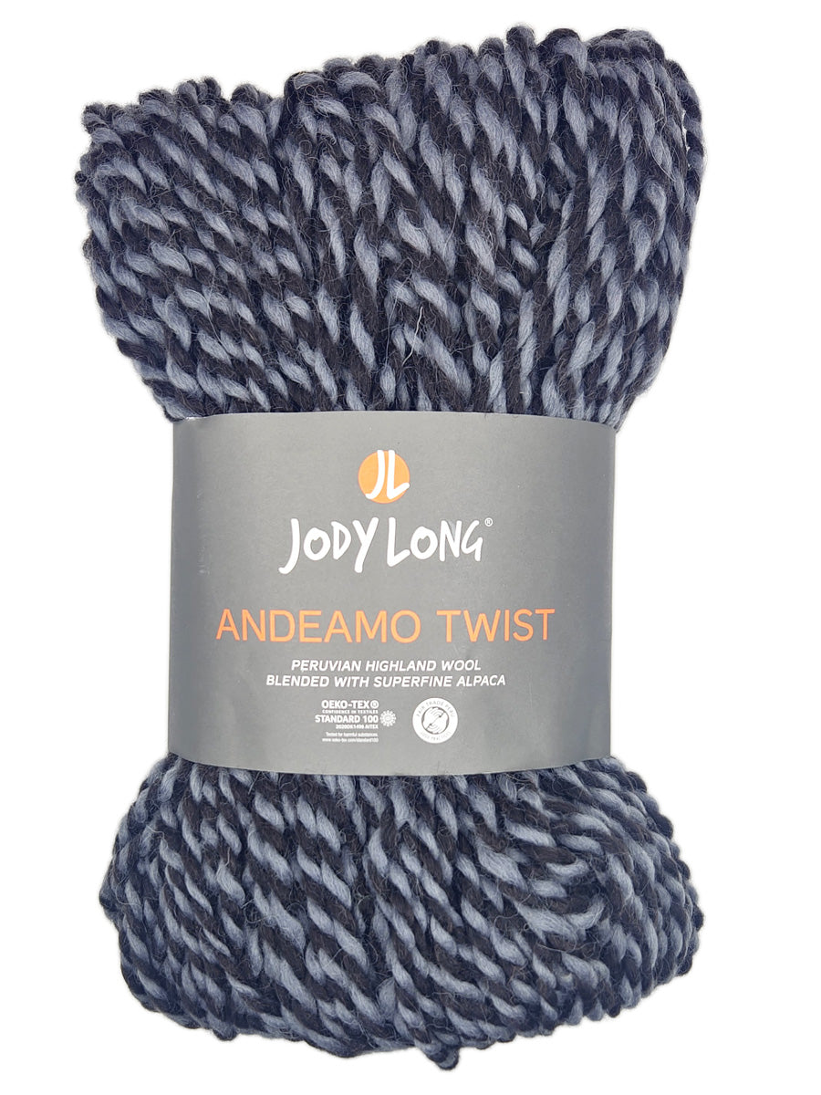 Jody Long yarn color black and gray