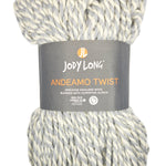 Jody Long yarn color gray and white