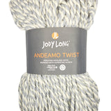 Jody Long yarn color gray and white