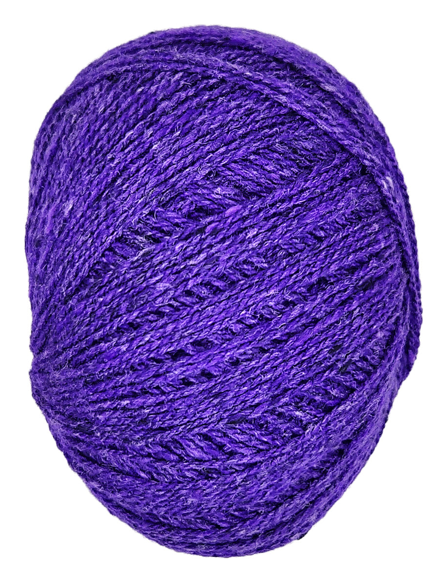 A bright purple skein of Queensland Collection Kathmandu yarn