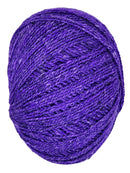 A bright purple skein of Queensland Collection Kathmandu yarn