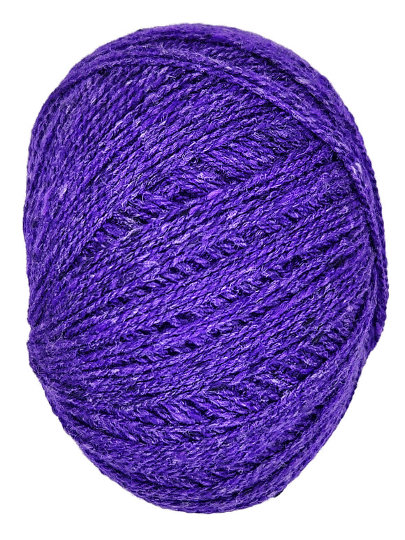 A bright purple skein of Queensland Collection Kathmandu yarn