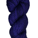 Skein of Malabrigo Rios yarn in the color purple blue 