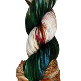 multi-colored skein of yarn 