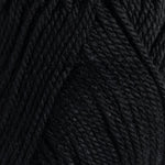 Close-up of black yarn texture