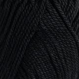 Close-up of black yarn texture