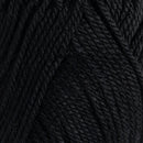 Close-up of black yarn texture