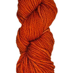 Skein of Malabrigo Chunky Yarn in the color orange