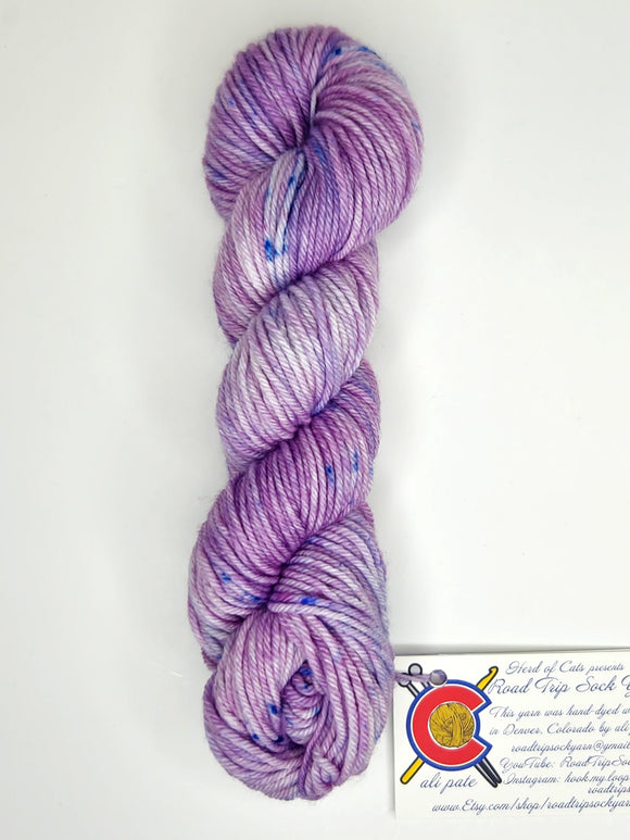 Road Trip 2023 DK weight yarn color pink and blue