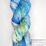 Road Trip 2023 DK weight yarn color blue and yellow