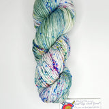 Road Trip 2023 DK weight yarn color green and blue