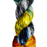 multi-colored skein of yarn 