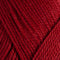 Close-up of red yarn with a textured pattern