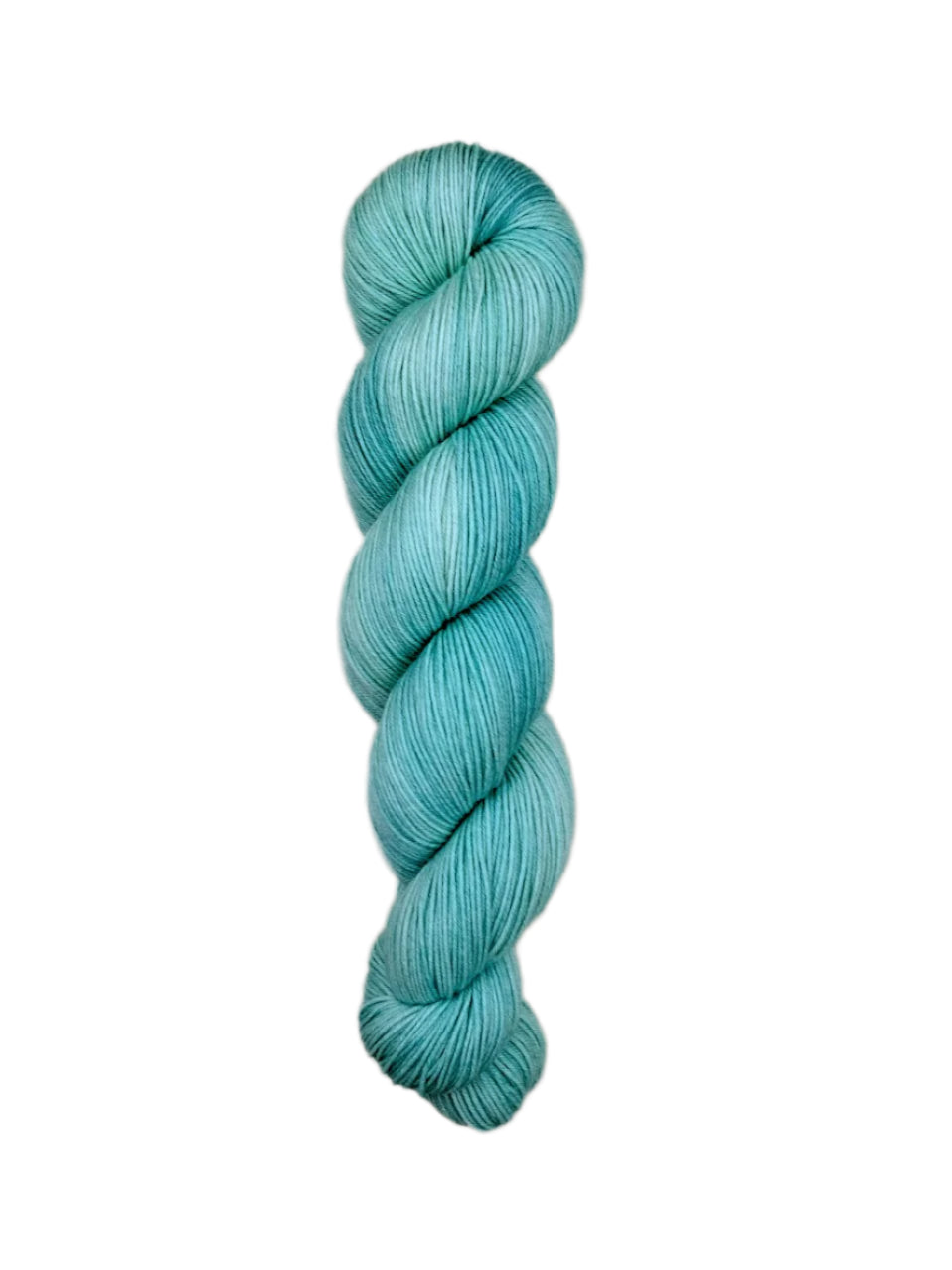 Blackbird Sycamore Fingering Mini Skein Yarn Color icy blue