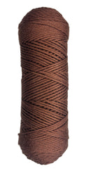 Saddle Brown skein of cotton yarn