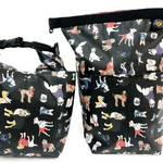 Splash Fabric Roll Up Tall black dogs