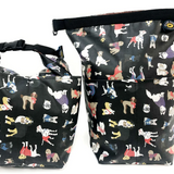 Splash Fabric Roll Up Tall black dogs