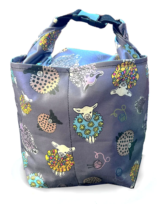 Splash Fabric Roll Up Tall pattern purple sheep