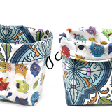 Splash Fabric Reversible Project Tub color multi