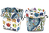 Splash Fabric Reversible Project Tub color multi