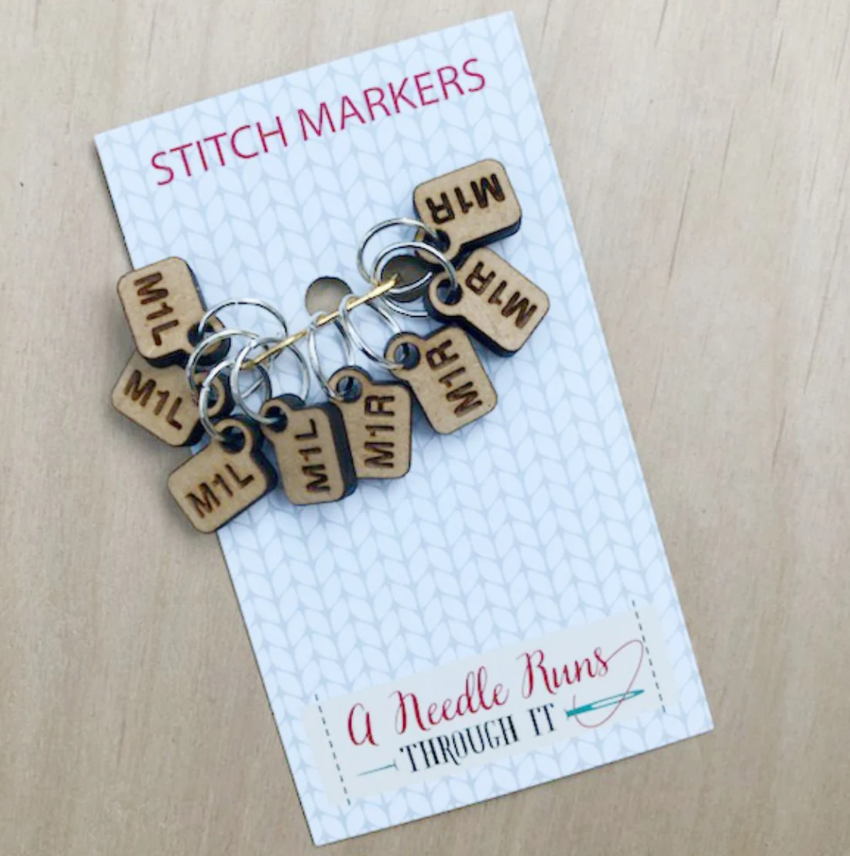 A Needle Runs Through It: Stitch Markers