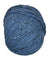 Ball of mildly tweedy yarn color skylight blue