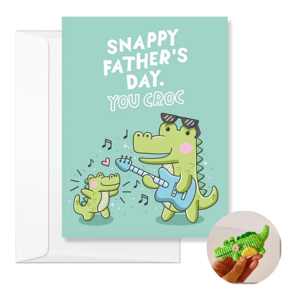 Greeting Card with Crochet Pattern by The Kindness Company