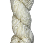 Handspun skein of Angora and Wool Yarn color white