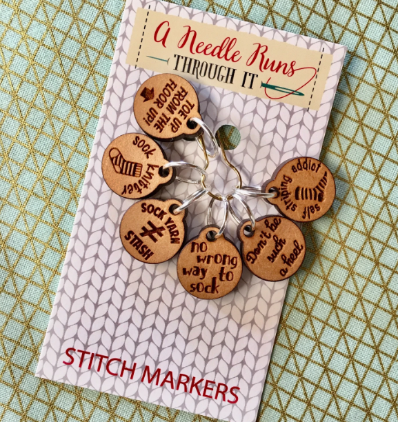 A Needle Runs Through It: Stitch Markers