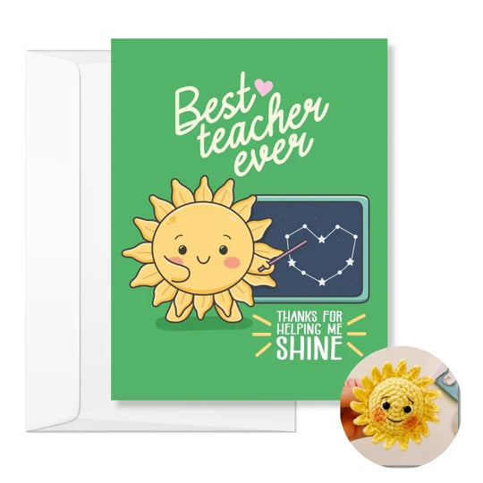 Greeting Card with Crochet Pattern by The Kindness Company