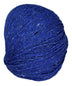 Ball of  tweedy yarn color speedwheel blue