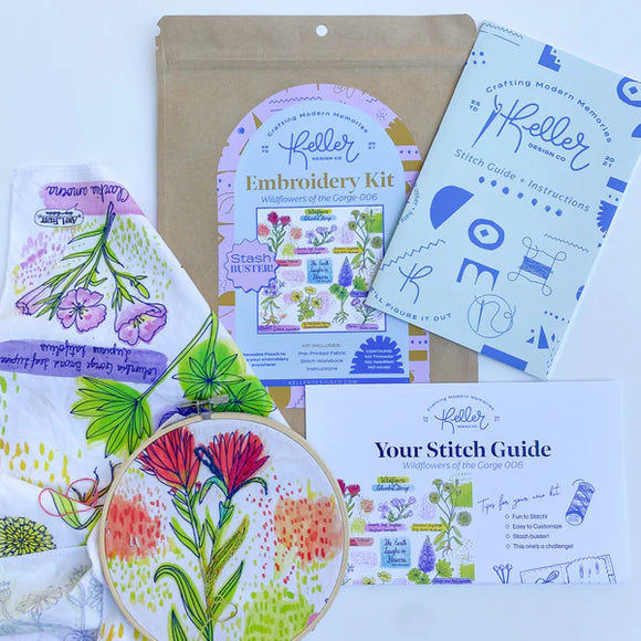 Keller Design Co. Stash Buster! Embroidery Kits