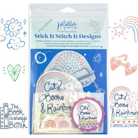 Keller Design Co. Stick it Stitch it Water Soluble Embroidery Patches